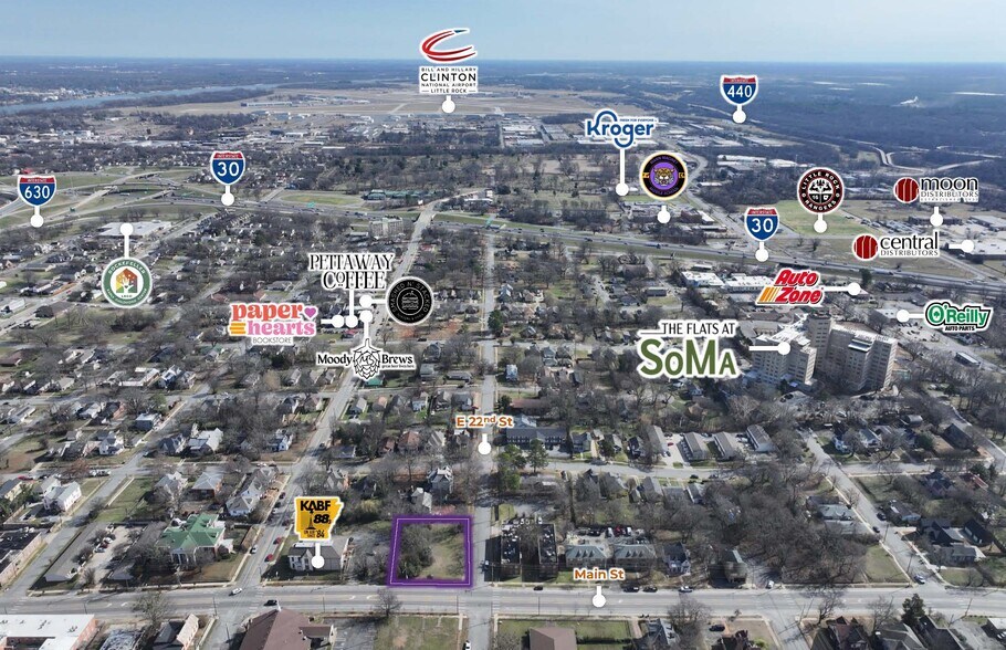 Main St & E 22nd st, Little Rock, AR à vendre - Photo de l’immeuble – Image 2 sur 16