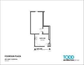 4815-4821 S Sheridan Rd, Tulsa, OK à louer Plan d’étage– Image 1 sur 2