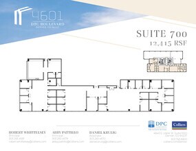 4601 Dtc Blvd, Denver, CO à louer Plan d’étage– Image 1 sur 1