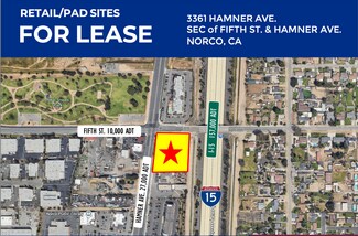 Plus de détails pour 3361 Hamner Ave, Norco, CA - Terrain à louer