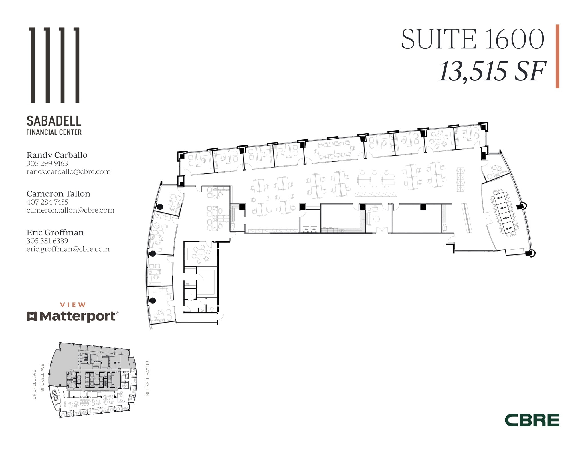 1111 Brickell Ave, Miami, FL à louer Plan de site– Image 1 sur 13