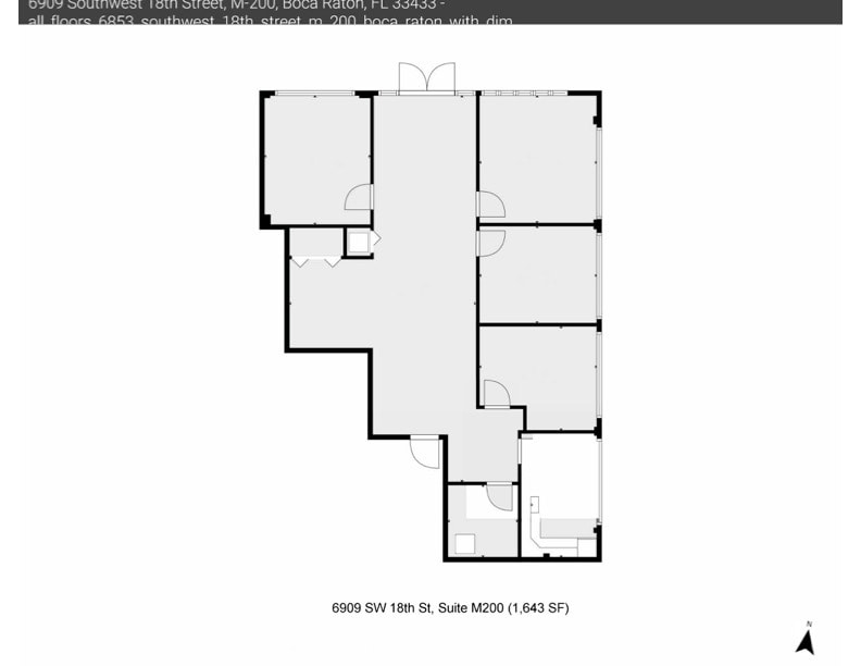 6909 SW 18th St, Boca Raton, FL à louer Plan d’étage– Image 1 sur 26