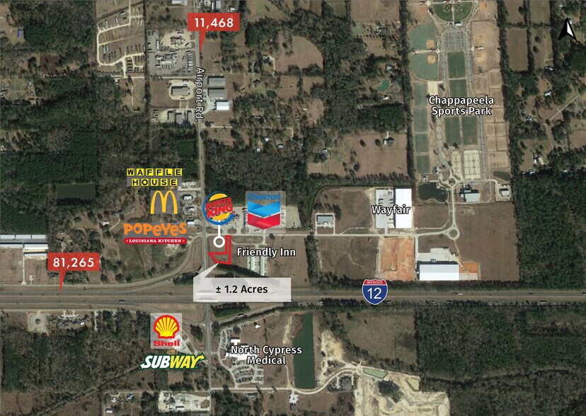Airport Rd, Hammond, LA à vendre - Photo principale – Image 1 sur 2