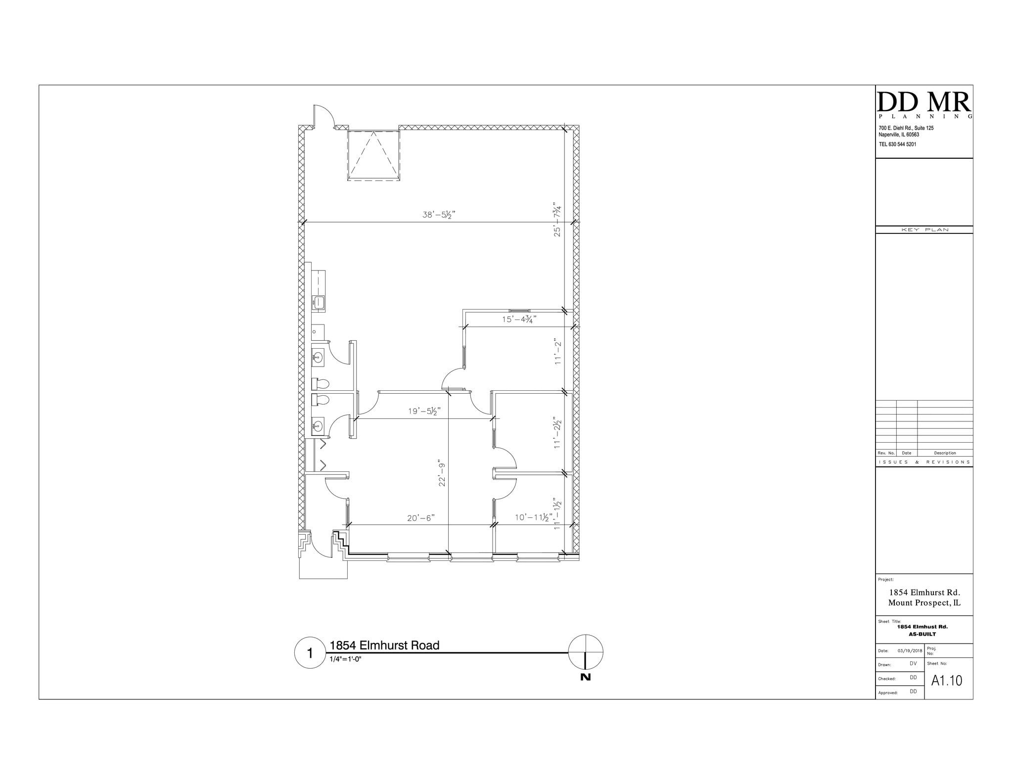 1840-1864 S Elmhurst Rd, Mount Prospect, IL à louer Plan de site– Image 1 sur 1