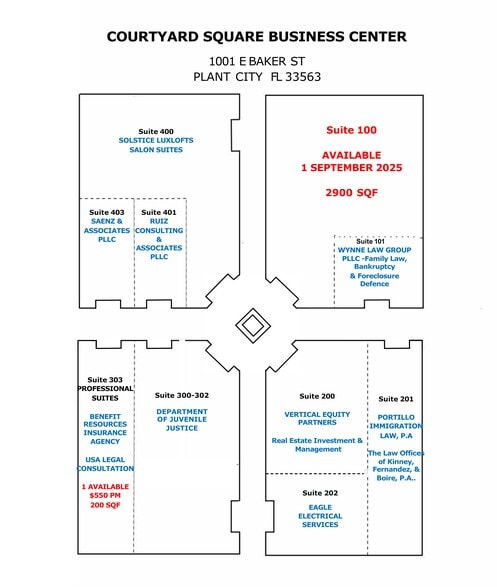 1001 E Baker St, Plant City, FL à louer - Plan de site – Image 2 sur 22