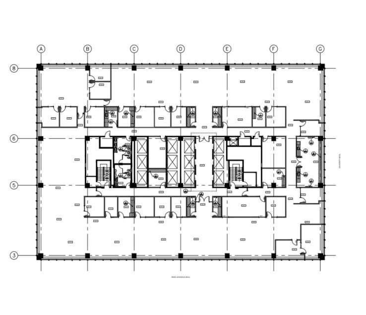 630 Boul René-Lévesque O, Montréal, QC à louer Plan d’étage– Image 1 sur 1