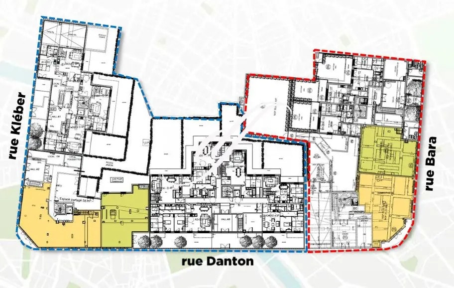 Local commercial dans Levallois-Perret à louer Plan de site– Image 1 sur 3