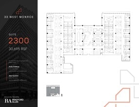 33 W Monroe St, Chicago, IL à louer Plan d’étage– Image 1 sur 1