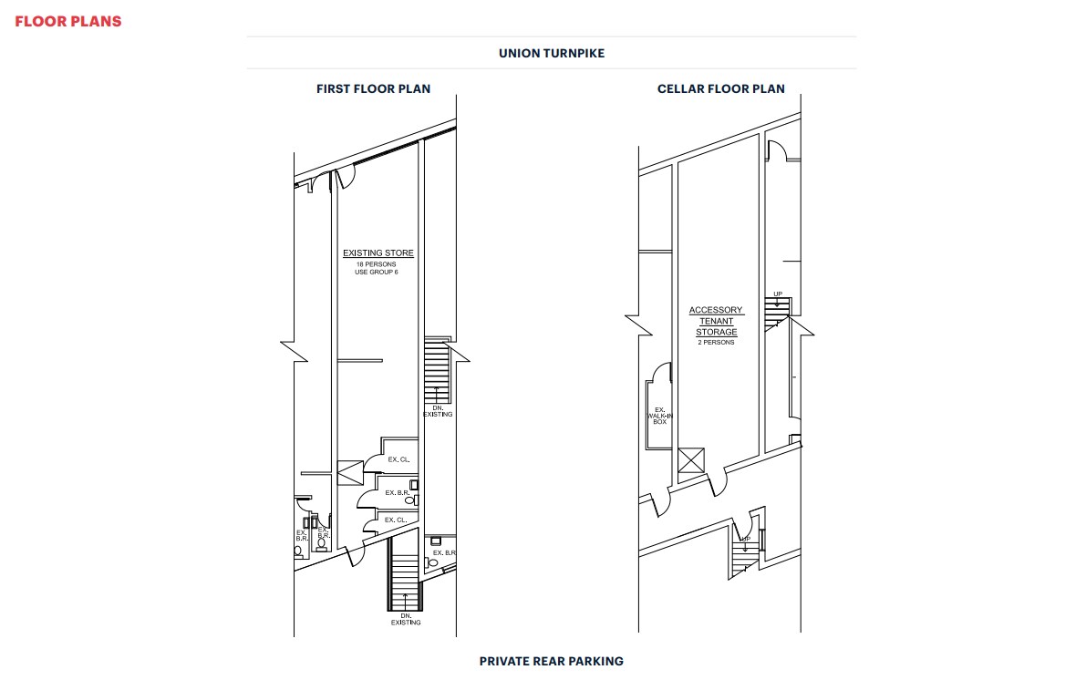 27102 - 27120 Union Tpke, New Hyde Park, NY à louer Plan d’étage– Image 1 sur 1