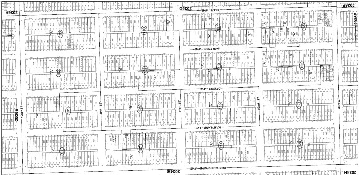 8038 S Drexel Ave, Chicago, IL à vendre - Plan cadastral – Image 1 sur 1