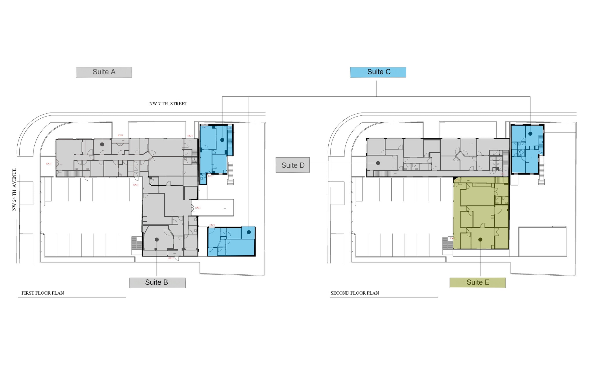 2390 NW 7th St, Miami, FL à louer Plan d’étage– Image 1 sur 2