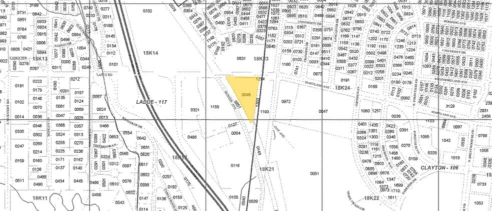 8820 Ladue Rd, Saint Louis, MO à louer - Plan cadastral – Image 2 sur 5