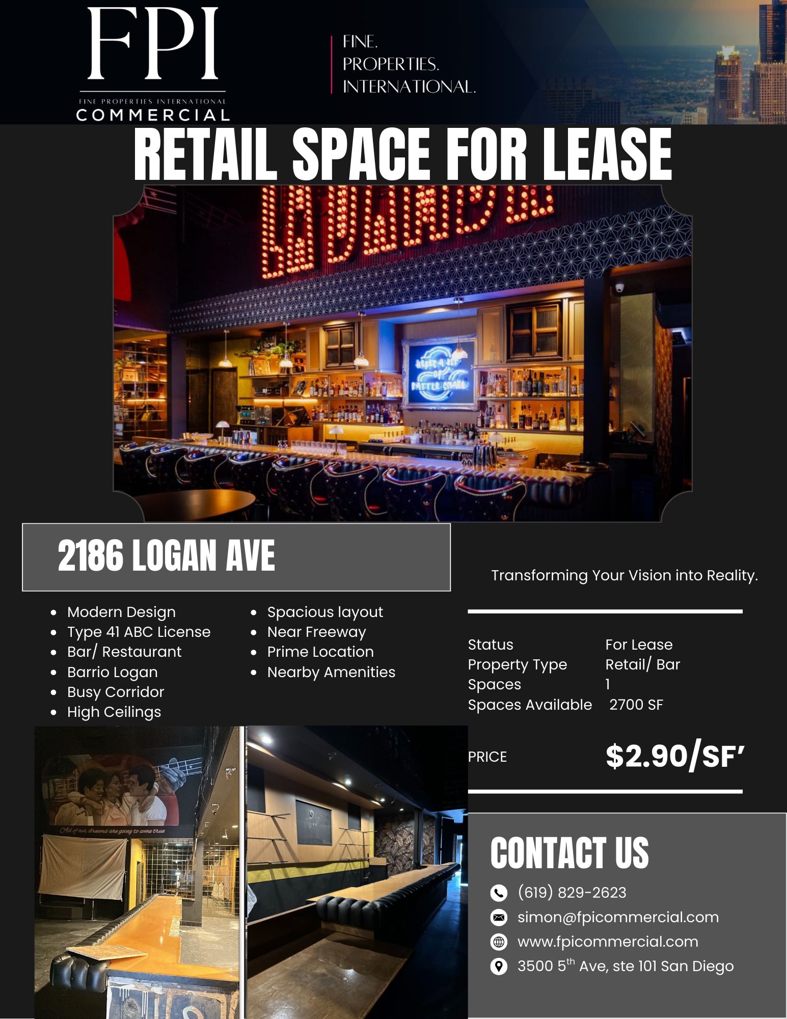 2184-2186 Logan Ave, San Diego, CA à louer Photo de l’immeuble– Image 1 sur 1