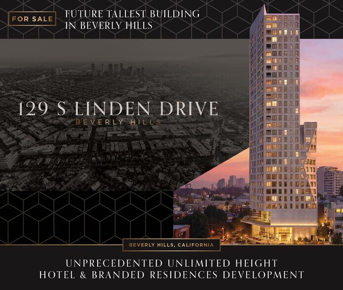 129 S Linden Dr, Beverly Hills, CA à vendre - Photo de l’immeuble – Image 1 sur 4