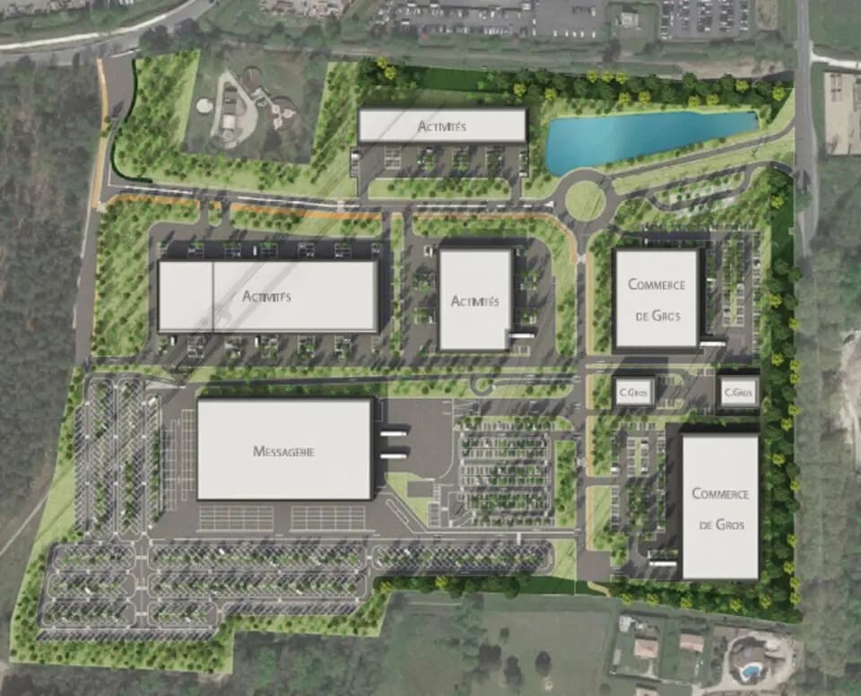 Local d’activités dans Martillac à louer Plan de site– Image 1 sur 4