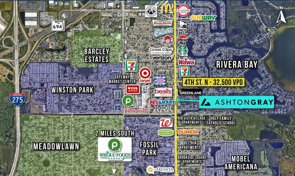 7925 4th St N, Saint Petersburg, FL à louer - Photo de l’immeuble – Image 1 sur 2