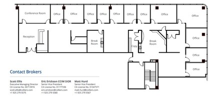 1800 Sutter St, Concord, CA à louer Plan d’étage– Image 1 sur 1