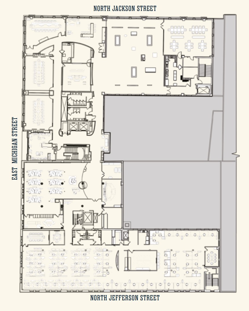 507 E Michigan St, Milwaukee, WI à louer Plan d’étage– Image 1 sur 1