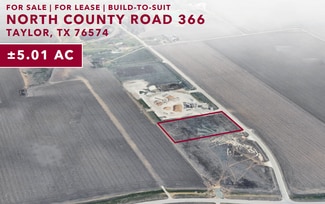 Plus de détails pour SEQ of CR 366 & Chandler Road, Taylor, TX - Terrain à vendre
