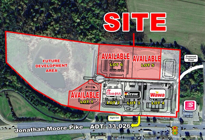 2480 W Jonathan Moore Pike, Columbus, IN à louer - Plan de site – Image 2 sur 2