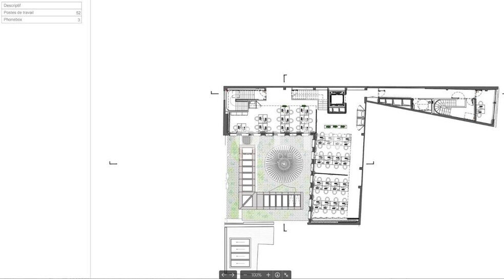 Bureau dans Paris à louer - Plan d’étage – Image 3 sur 3