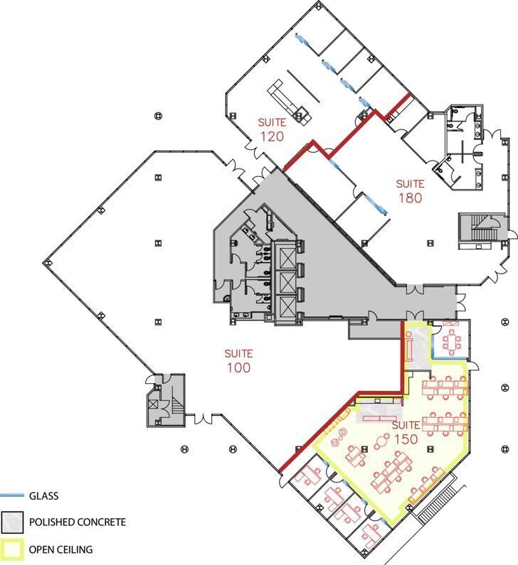 611 Anton Blvd, Costa Mesa, CA à louer Plan d’étage– Image 1 sur 1