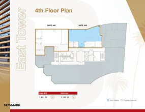 5000 Birch St, Newport Beach, CA à louer Plan d’étage– Image 1 sur 1