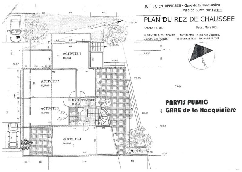 Bureau dans Bures-sur-Yvette à louer - Plan d’étage – Image 2 sur 5