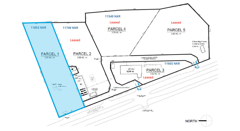 11853 New Kings Rd, Jacksonville, FL à louer - Plan de site – Image 2 sur 2