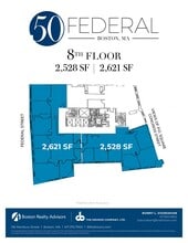 50 Federal St, Boston, MA à louer Plan d’étage– Image 1 sur 1