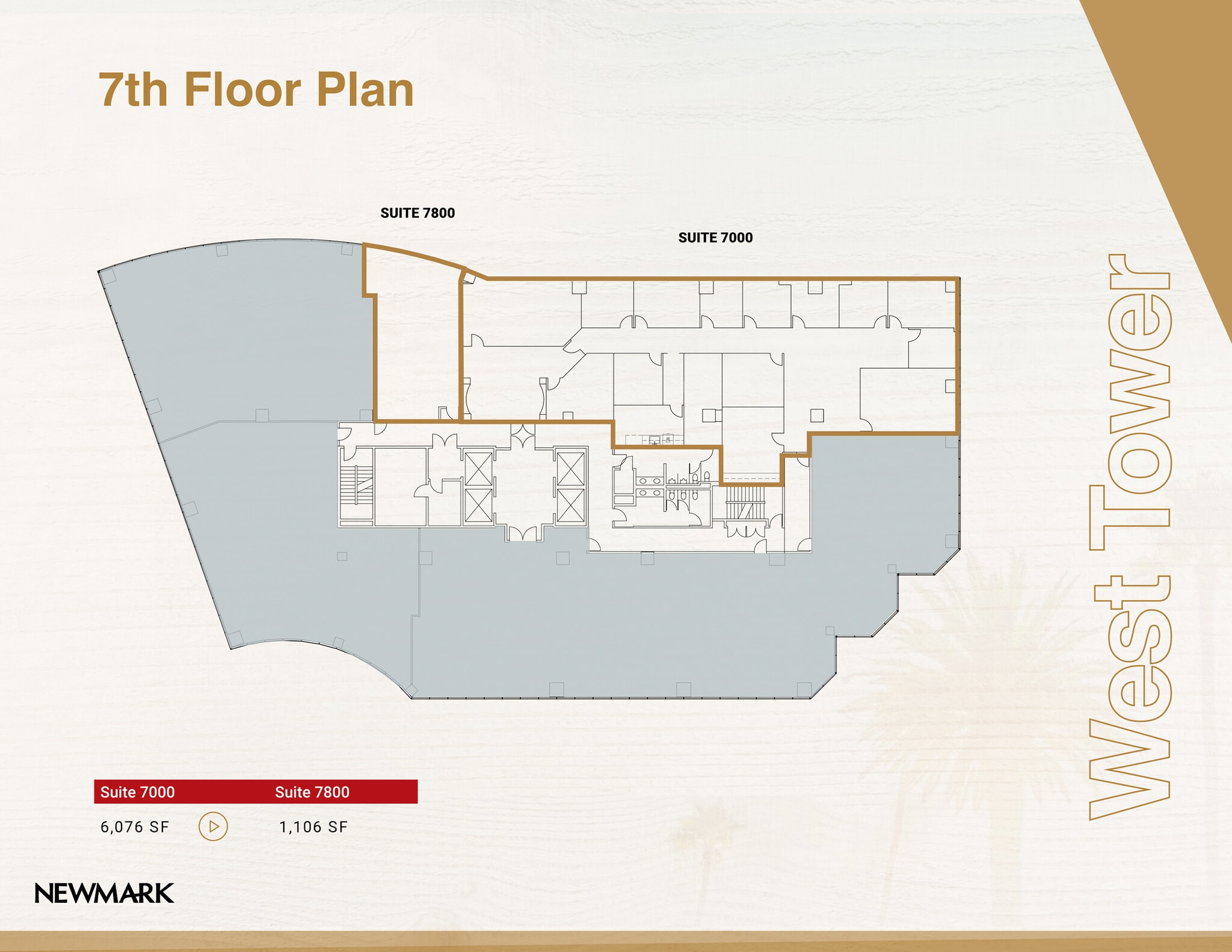 5000 Birch St, Newport Beach, CA à louer Plan d’étage– Image 1 sur 1