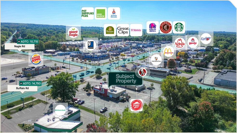 4410 Buffalo Rd, Erie, PA à vendre - Aérien – Image 2 sur 3