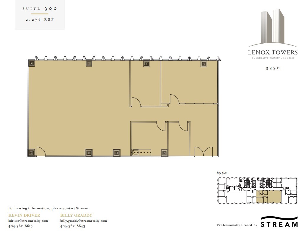 3400 Peachtree Rd NE, Atlanta, GA à louer Plan d’étage– Image 1 sur 1