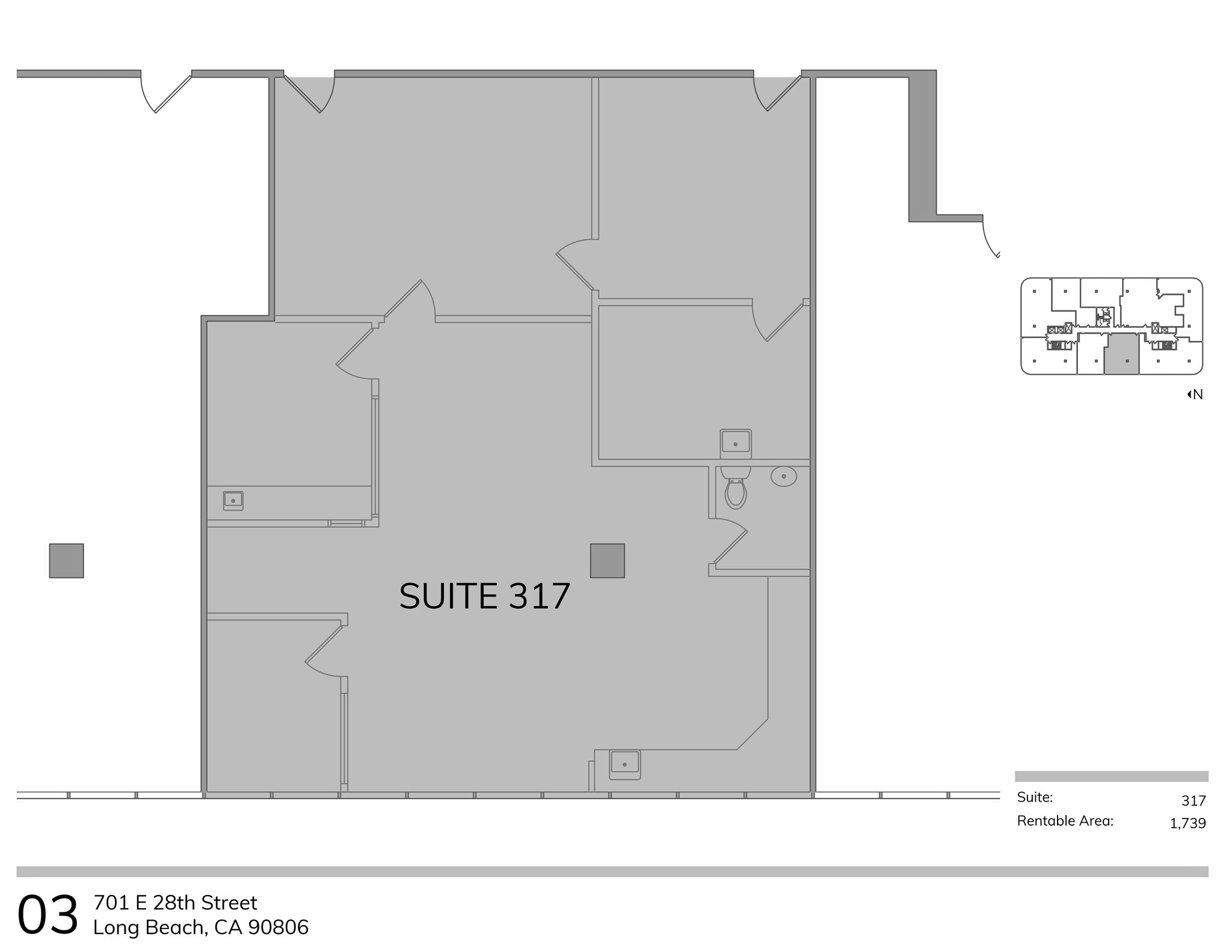 701 E 28th St, Long Beach, CA à louer Plan de site– Image 1 sur 1
