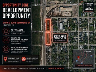 Plus de détails pour 2109 Semmes St, Houston, TX - Terrain à vendre