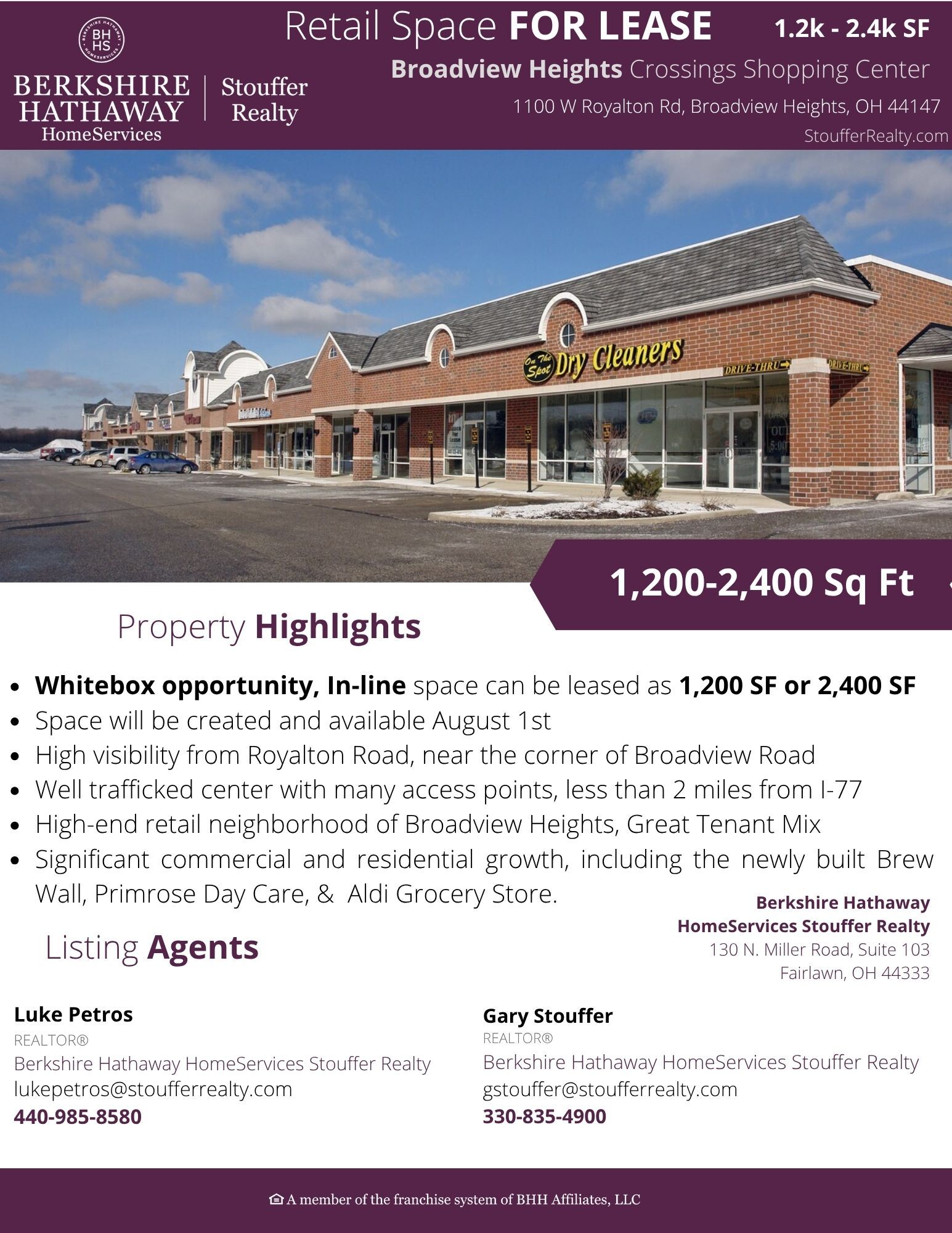 1000-1100 E Royalton Rd, Broadview Heights, OH à louer Photo de l’immeuble– Image 1 sur 4