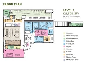 1377 N Serrano Ave, Los Angeles, CA à louer Plan d’étage– Image 1 sur 1