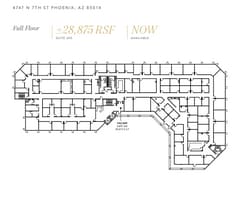 4745 N 7th St, Phoenix, AZ à louer Plan d’étage– Image 1 sur 1