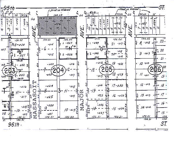 5705-5721 W 95th St, Oak Lawn, IL à louer - Plan cadastral – Image 2 sur 7