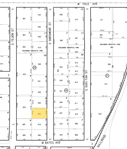 2879 S Shoshone St, Englewood, CO à louer - Plan cadastral – Image 3 sur 3