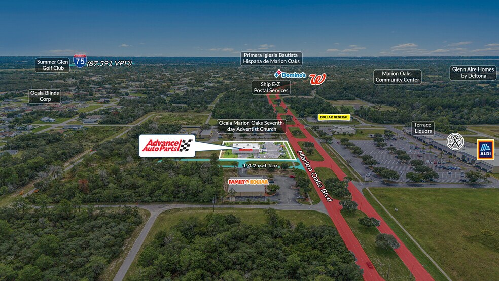 187 Marion Oaks Blvd, Ocala, FL à vendre - Photo de l’immeuble – Image 2 sur 5