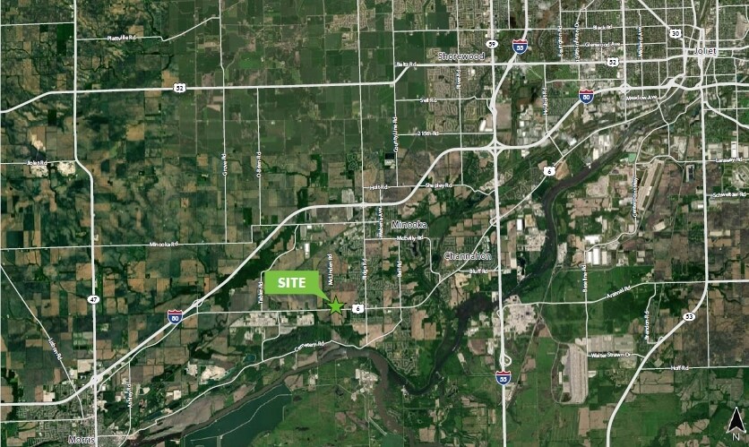 E Route 6, Minooka, IL à vendre - Aérien – Image 2 sur 3
