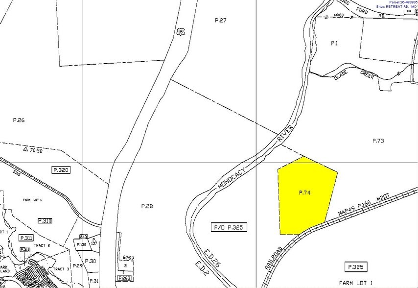 8301 Retreat Rd, Walkersville, MD à louer - Plan cadastral – Image 2 sur 11