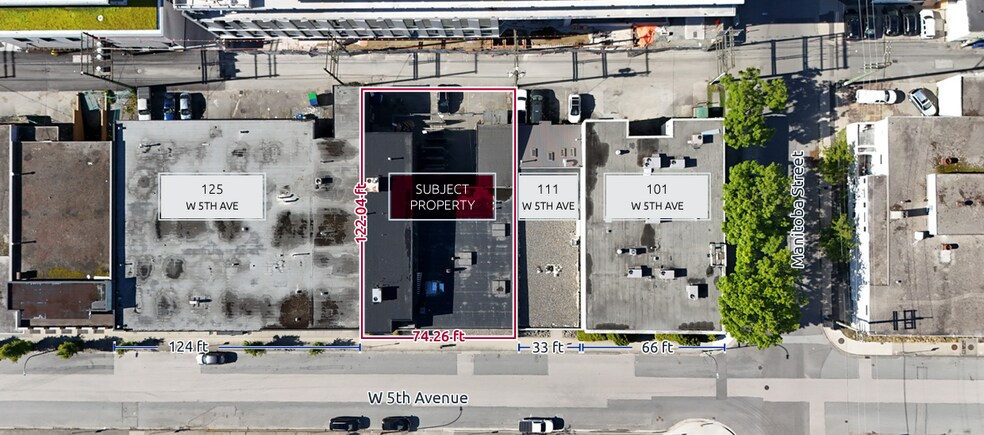 117 W 5th Ave, Vancouver, BC à vendre - Aérien – Image 3 sur 3