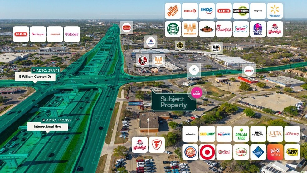 6430 S Interstate 35, Austin, TX à vendre - Aérien – Image 3 sur 3