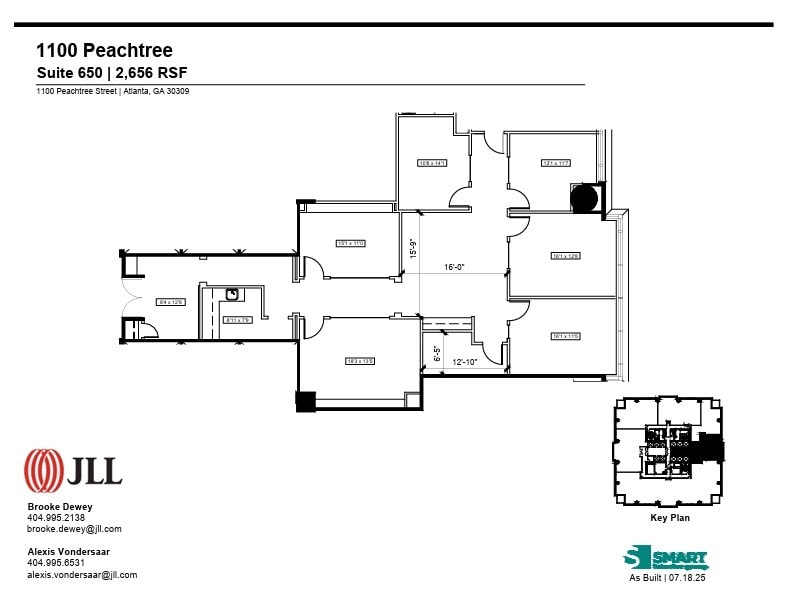 1100 Peachtree St Ne, Atlanta, GA à louer Plan d’étage– Image 1 sur 1