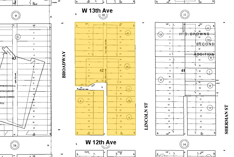 1290 Broadway, Denver, CO à louer - Plan cadastral – Image 2 sur 17