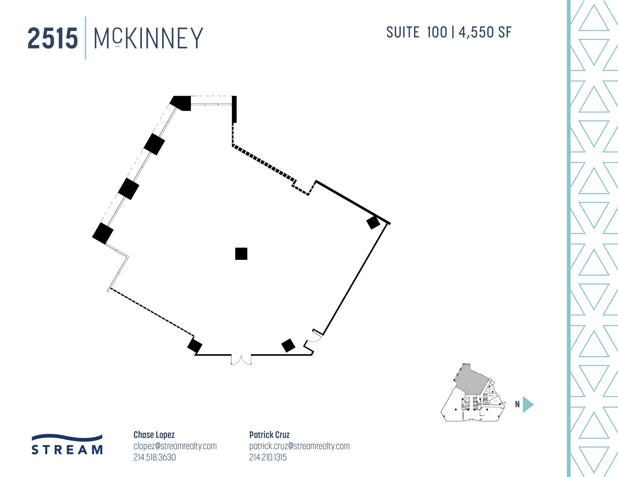 2515 McKinney Ave, Dallas, TX à louer Plan d’étage– Image 1 sur 1
