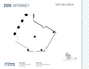 2515 McKinney Ave, Dallas, TX à louer Plan d’étage– Image 1 sur 1