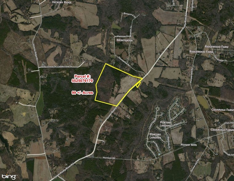 Lower Rocky River Rd, Concord, NC à vendre - Plan cadastral – Image 2 sur 2